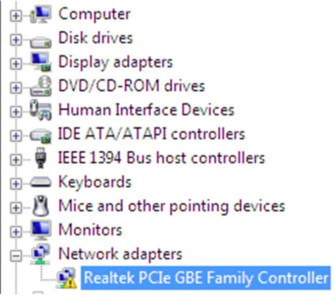 Realtek pcie gbe family controller settings